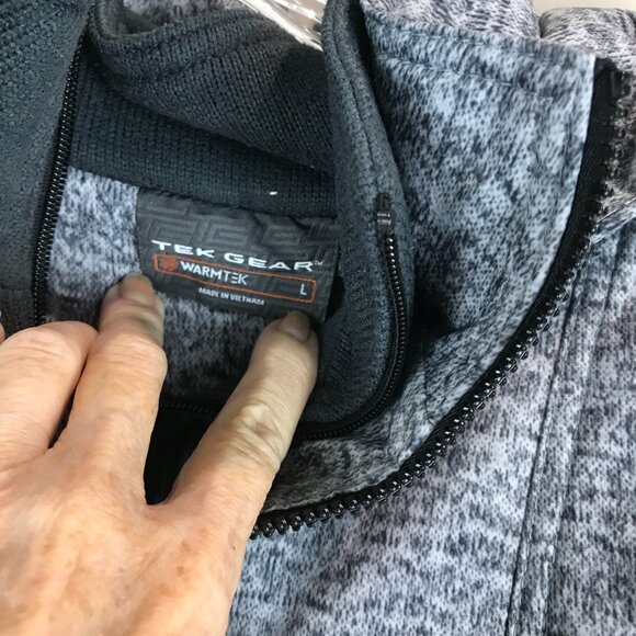Womens Tek Gear, Warm Tek Gray Size L - Picture 4 of 11